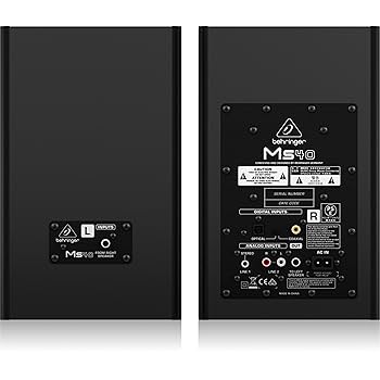 モニタースピーカー ベリンガー behrringer MS40 Amazon | ベリンガー 24-bit/192 kHz デジタル 40 W ステレオ